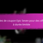 Prix des jalons d’événements Epic Seven pour les matériaux de fabrication