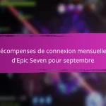 Récompenses des jalons d’événements Epic Seven pour les signets