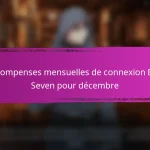 Récompenses de connexion mensuelles d’Epic Seven pour novembre